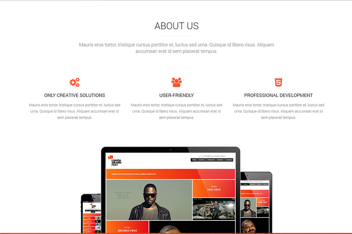 Clarix - Creative Agency/Portfolio, a Bootstrap Template by Clasdesign (Photo 2 of 4)