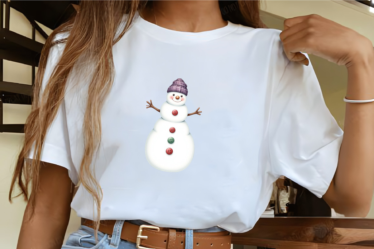 Funny Christmas Snowman Clipart, an Illustration by CrexoraLab (Photo 4 of 5)