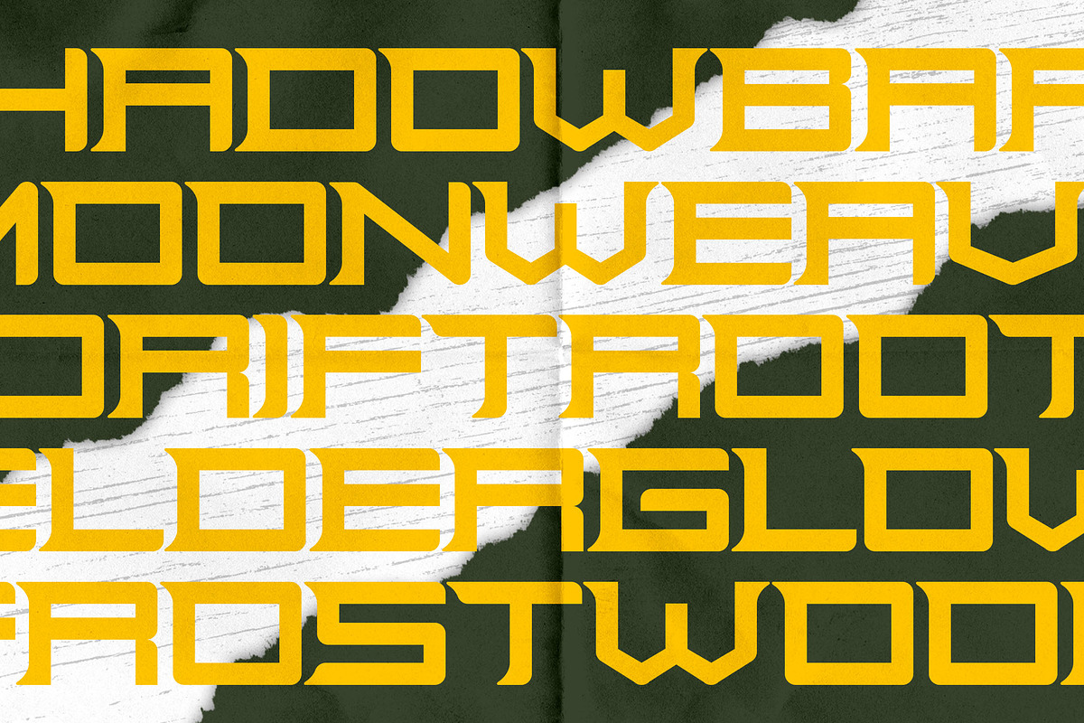 Norwide - Wide Display Font, a Sans Serif Font by CuratedType Studio (Photo 4 of 10)
