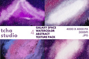 Galaxy Space Watercolor Abstract, a Background Graphic by tchastudio (Thumbnail 1 of 3)