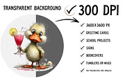 Summer Ducklings Clipart PNG, an Illustration by Craft Nest (Thumbnail 2 of 12)