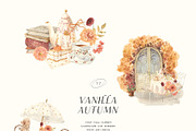 Vanilla Autumn watercolor, a Seasonal Illustration by LiChu Art (Thumbnail 2 of 10)