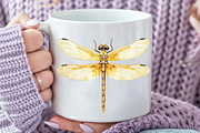 Autumn Dragonfly Clipart, an Illustration by Rose Art (Thumbnail 6 of 7)