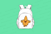 Cute Kawaii Autumn Leaves Character, a Seasonal Illustration by Palau (Thumbnail 7 of 12)