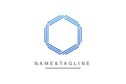 Hexagon Monogram Logo Template, a Branding & Logo Template by WORAKAMON Design Studio (Thumbnail 5 of 5)