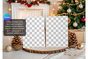 Christmas Invitation Mockup, a Mockup by MockupWizard (Thumbnail 3 of 5)