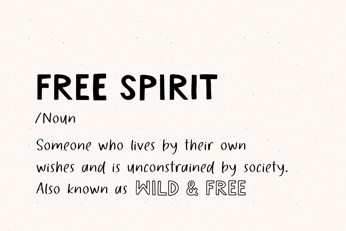 Handwritten Sans Outline Display, a Handwritten Font by Kaya Fonts (Photo 22 of 24)