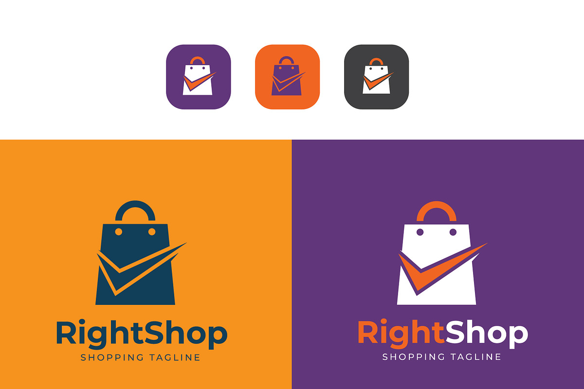 Right Shop - Shopping logo, a Branding & Logo Template by Design Box (Photo 2 of 2)