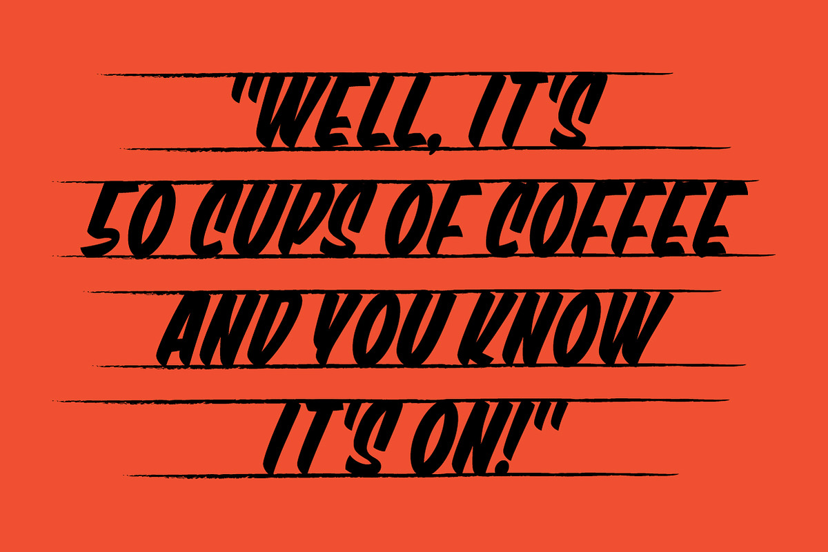 Corner Store Casual Brush Script, a Script Font by Price Foundry (Photo 14 of 24)