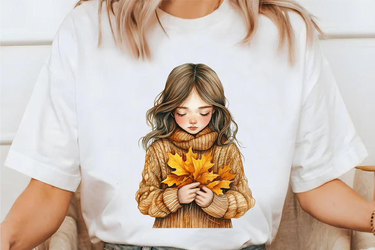 Watercolor Autumn Clipart Bundle, a Seasonal Illustration by designcity5 (Photo 3 of 5)
