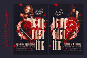 Be My Valentine Flyer Template