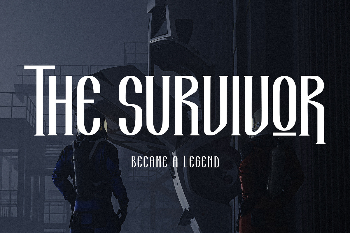 Vlettory Futuristic Display Font, a Sans Serif Font by Maulana Creative (Photo 4 of 7)