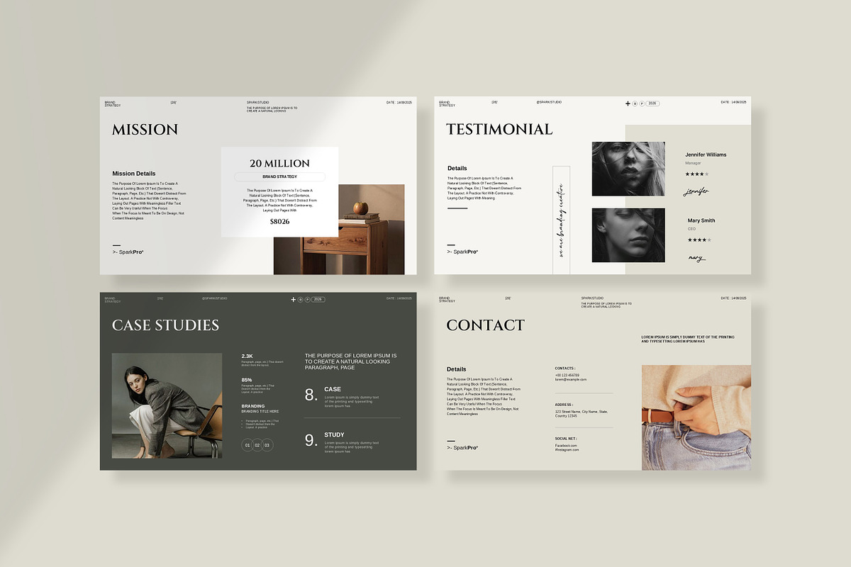 Brand Strategy GoogleSlides Template, a Presentation Template by SparkPro (Photo 9 of 9)