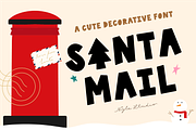 Santa mail, a Sans Serif Font by Nyla.Studio (Thumbnail 1 of 9)