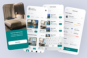 hotel booking app design, a Marketing Template by RayeesKhan (Thumbnail 3 of 5)