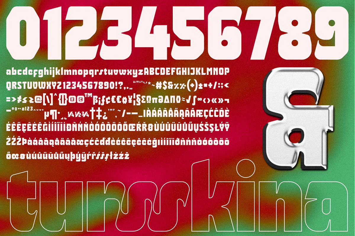 Turskina, a Sans Serif Font by Bagerich Type Foundry (Photo 7 of 11)