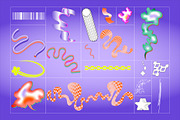 Postmodern Squiggle 2 Vector Clipart, an Object Graphic by angelainthefields (Thumbnail 8 of 14)