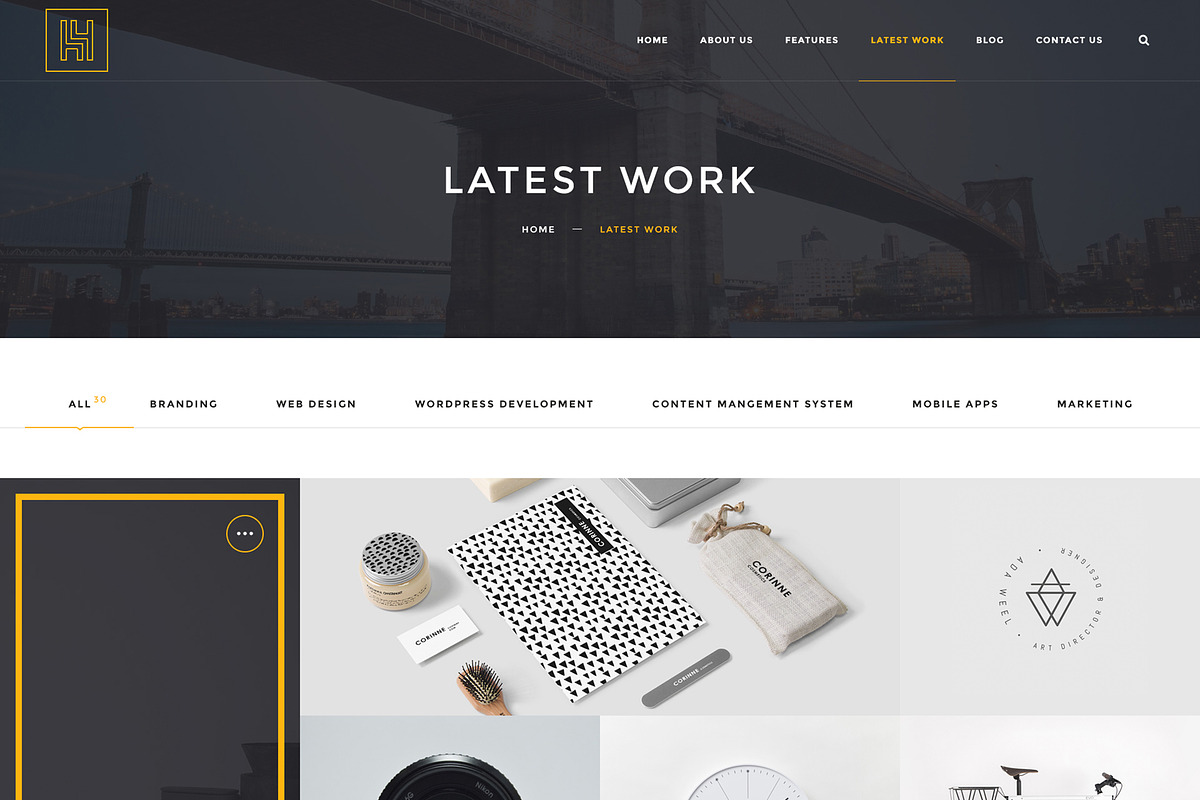 H4 Multipurpose HTML & PSD Template, a HTML Template by PSDFY (Photo 6 of 13)