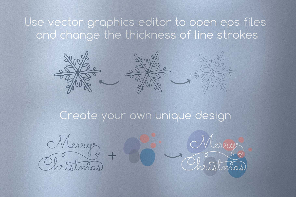Modern Christmas Clipart Collection, an Illustration by Illustana (Photo 8 of 17)