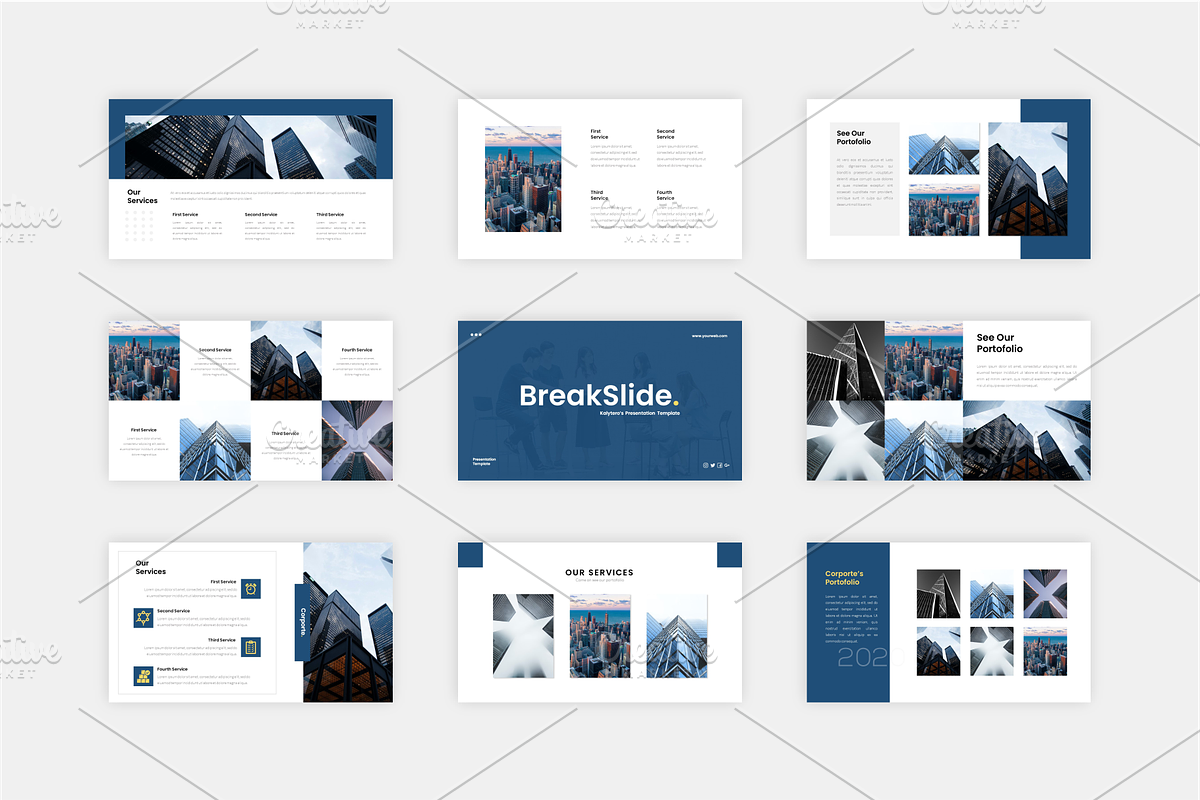 Business Company Presentation Bundle, a Presentation Template by Artiveko (Photo 3 of 4)