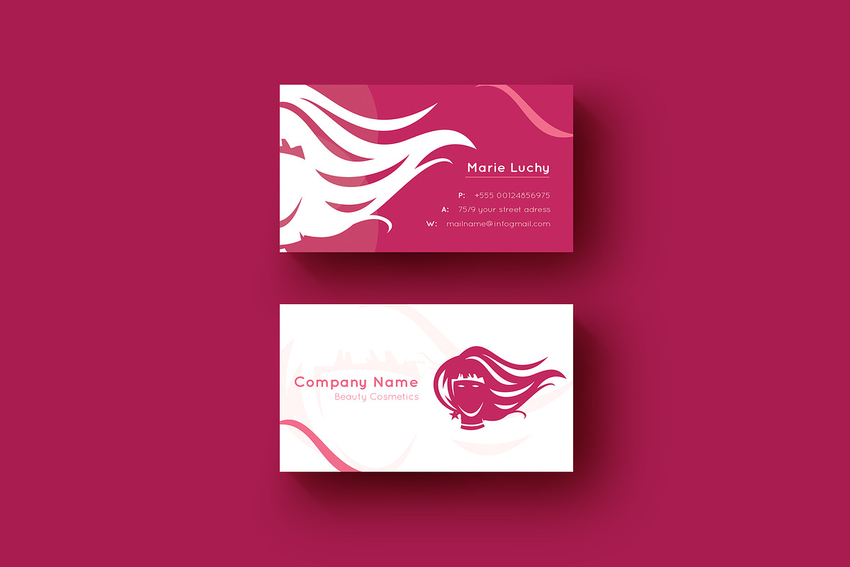 Beauty Business Card, a Business Card Template by ZAAS (Photo 1 of 6)