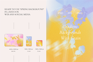 Spring-Grainy Gradient Textures