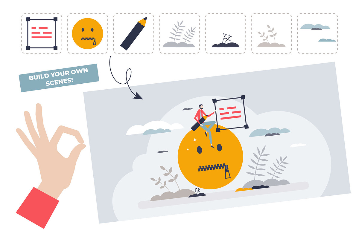 Digital Marketing Concepts, a Work Illustration by VectorMine (Photo 7 of 13)