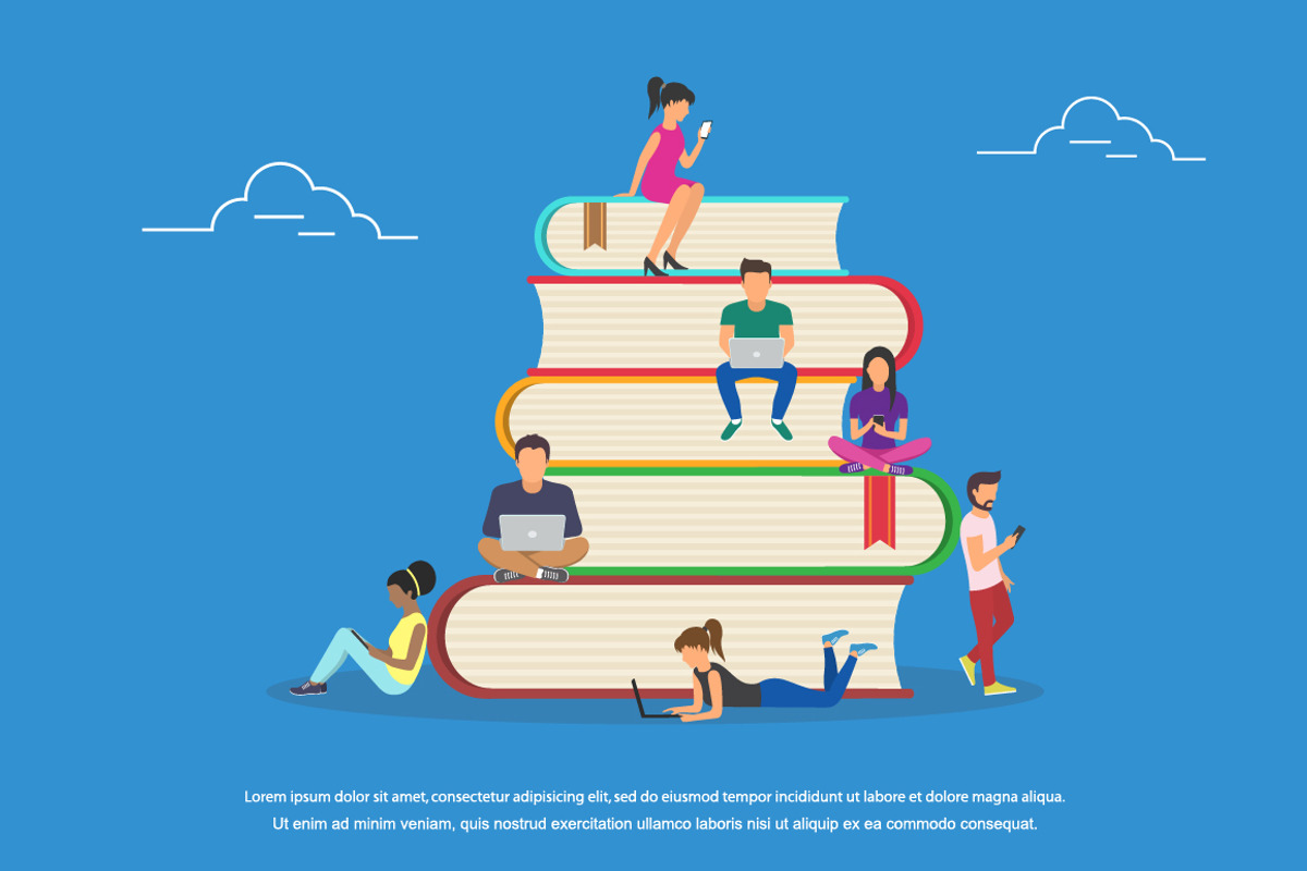 Illustration on the theme of study, a Background Graphic by Tomass2015 (Photo 3 of 4)