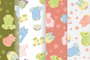 Baby Clipart Patterns And Cards