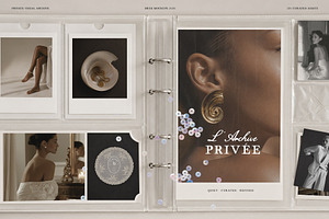 L’Archive Privée Editorial Pics, a Background Graphic by Muse Mockups