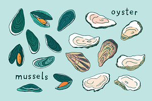 Oyster And Mussels