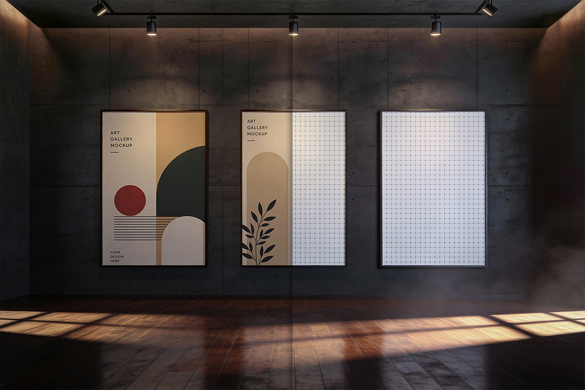 Art Gallery Mockup, an Advertising Mockup by Pitchlook.Studio (Photo 5 of 5)