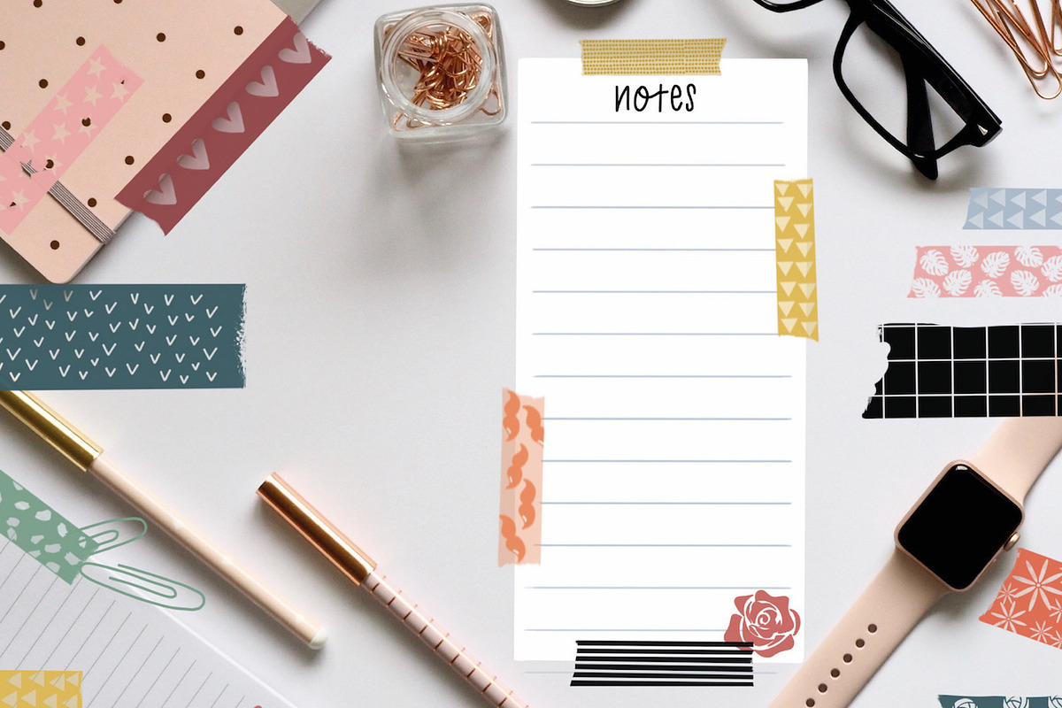 NEW! 30 Modern Washi Tape Vol1 preview 3