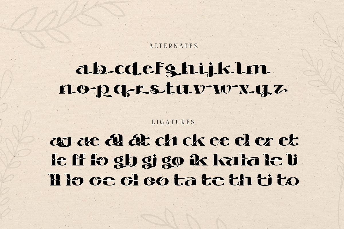 Roller Alika, a Serif Font by alit design (Photo 6 of 14)