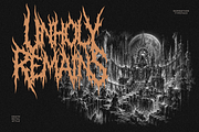 Damnation - Death Metal Font, a Symbol Font by Masyafi Studio (Thumbnail 4 of 9)