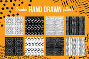 Seamless hand drawn patterns, a Pattern Graphic by The Odd Seed (Thumbnail 5 of 8)