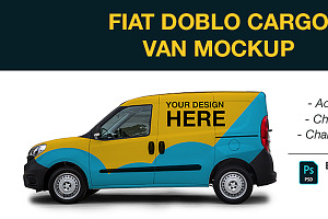 Fiat Doblo Cargo Mockup