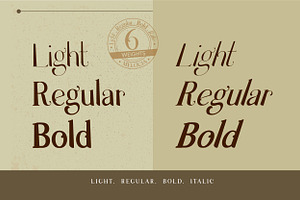 Melogia - Modern Serif Font Family