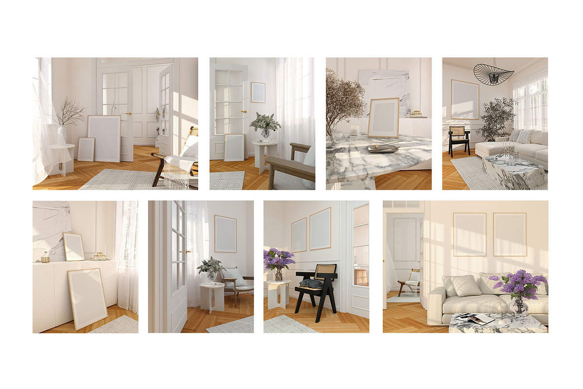 JAPANDI Minimalist Frame Mockup, a Household Mockup by Muse Mockups (Photo 12 of 20)