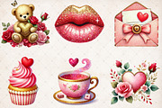 Girly Glitter Coquette Valentine PNG, an Illustration by SinaCreation (Thumbnail 3 of 5)