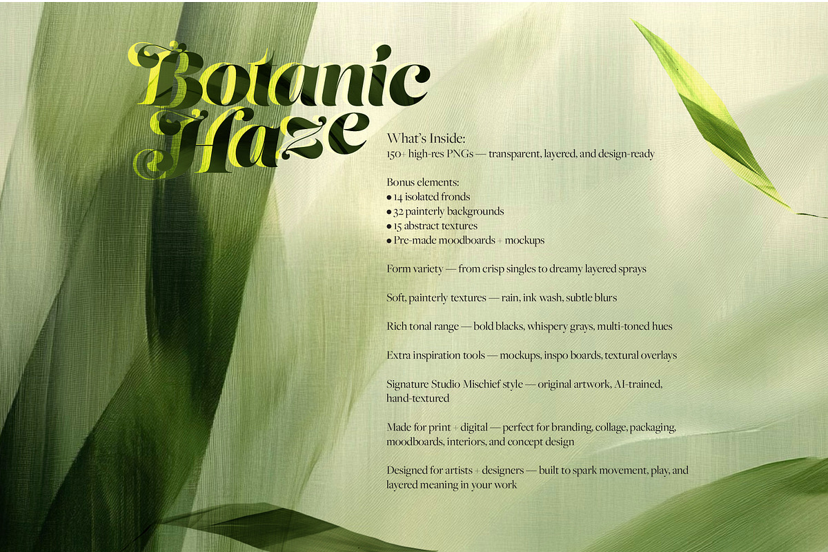 Studio Volume 2: Botanic Haze, a Graphic by Studio Mischief (Photo 11 of 11)