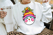 Whimsical Christmas Snowman Clipart, an Illustration by Sublimation Artist (Thumbnail 4 of 6)