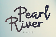 Pearl River, a Script Font by Epiclinez (Thumbnail 1 of 5)