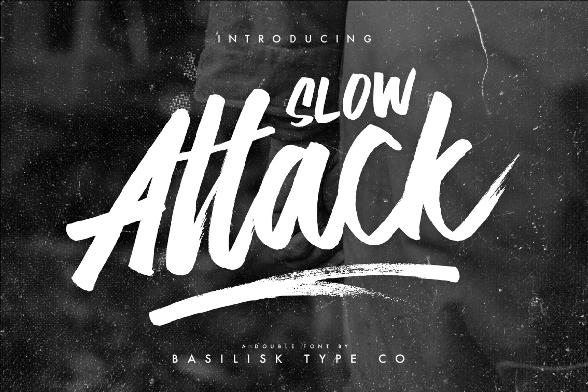 Slow Attack - Double Fonts