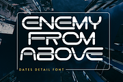 Dates Detail - Futuristic Font, a Sans Serif Font by 177Studio (Thumbnail 5 of 8)