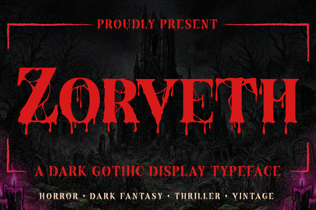 Zorveth, a Blackletter Font by Compaq_Creative (Photo 1 of 10)
