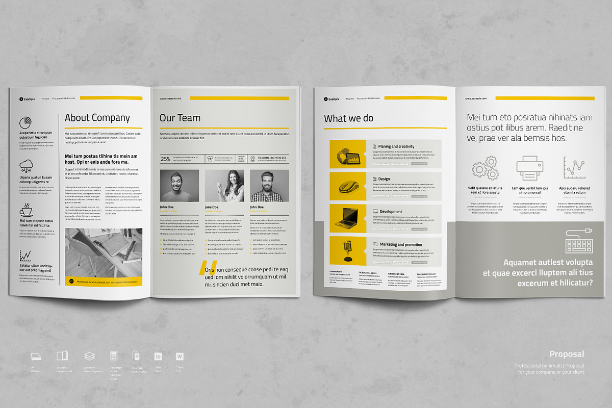 Business Proposal | InDesign & Word, a Brochure Template by TypoEdition (Photo 2 of 4)