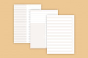 Printable Notes Paper Template, a Stationery Template by MNT-Creator (Thumbnail 10 of 10)