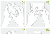 Phone Touch Gestures, an Object Graphic by Olga Stanis (Thumbnail 2 of 2)