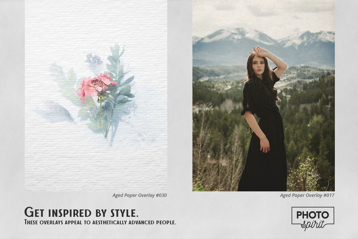 Aged Paper Effect Overlays, a Brushes & More by PhotoSpirit (Photo 7 of 9)